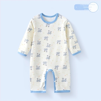 Гащеризон за новородени с дълги ръкави, пуловер, Derong 95% полиестер, за пролет и есен