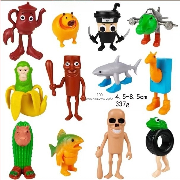 PVC ключодържател от Guangdong, опаковка в мрежеста торбичка, с аниме изображение, ексклузивно за международна търговия