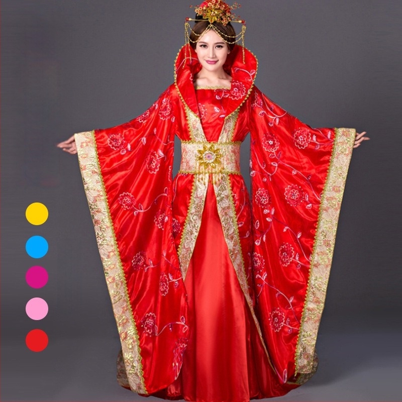 Gusu Love Етно-танцова рокля за жени – рокля принцеса-фея с дълга шлейка, 100% полиестер основен плат, смес от химически влакна, лято 2022