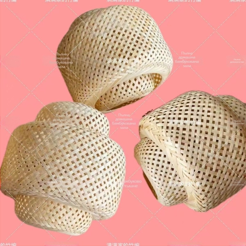 Бамбуков фенер за сватбена фотосесия в китайски стил със символ Двойно щастие