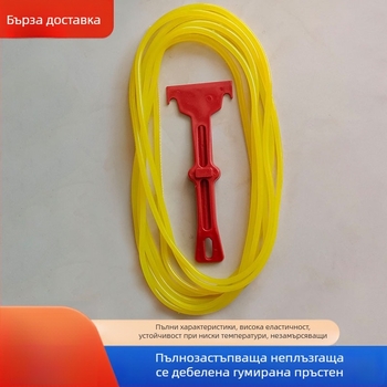 Автомобилен комплект за противоскользяща верига с гумен пръстен за затягане; модел: гумен пръстен; материал: гума; марка: Other