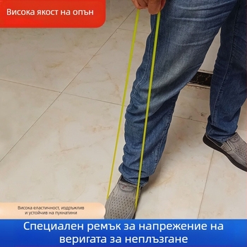 Автомобилен комплект за противоскользяща верига с гумен пръстен за затягане; модел: гумен пръстен; материал: гума; марка: Other