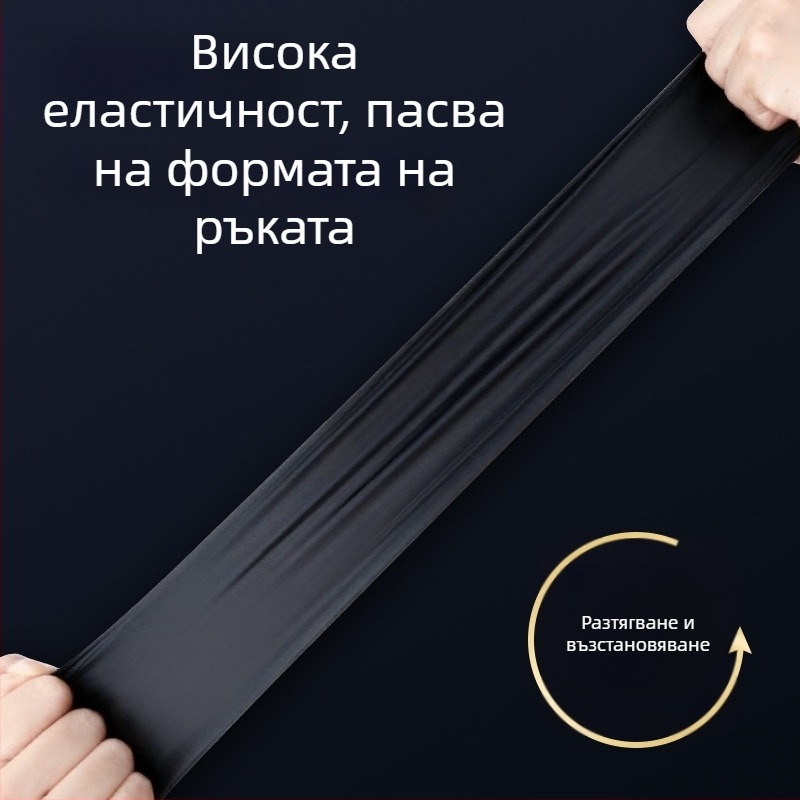 Jiankang нитрилни еднократни ръкавици, удебелени, хранителна класа, водоустойчиви и маслоустойчиви, за миене на съдове