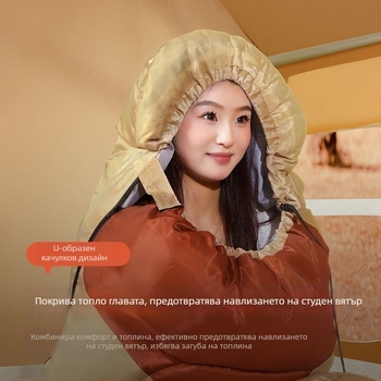 Спален чувал за възрастни, пълнеж Space cotton, подплата полиестер-памук, тъкан памук, конвертна конструкция