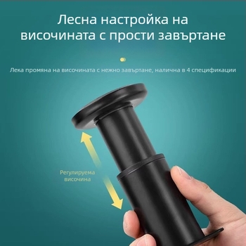 Регулируеми крачета за мебели – неръждаема стомана и студено валцована стомана; универсално приложение; модерен минималистичен стил; изпичано боядисано покритие