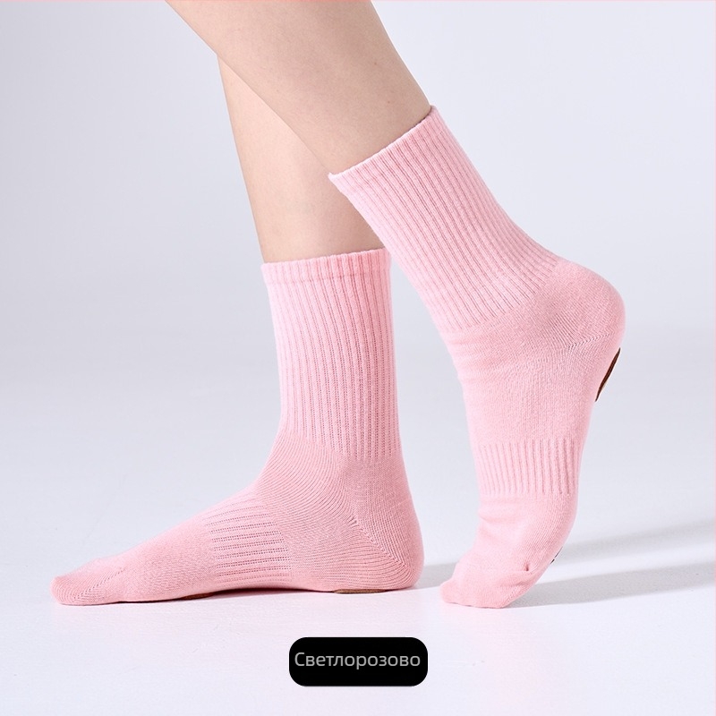 Детски танцови чорапи за тренировки с нехлъзгаща се подметка, марка Yixlw, 70–80% памук