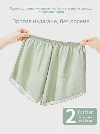 Дамски безопасни панталони, 3/4 дължина, дишащи тънки полиестер, свободна кройка, 95% полиестер