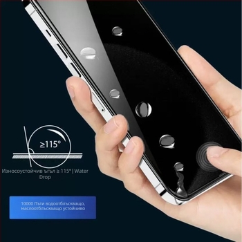 Anank 360° поверителност протектор за екран за iPhone 17 Pro – закалено стъкло, предна мембрана, защита от погледа, пълно покритие, мътен ефект