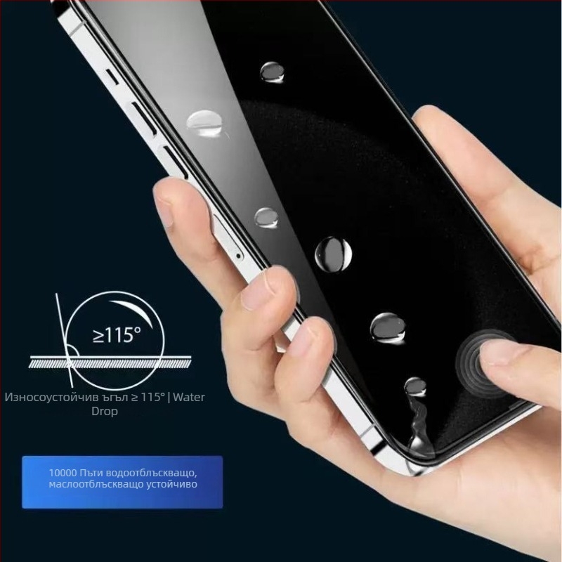 Anank 360° поверителност протектор за екран за iPhone 17 Pro – закалено стъкло, предна мембрана, защита от погледа, пълно покритие, мътен ефект