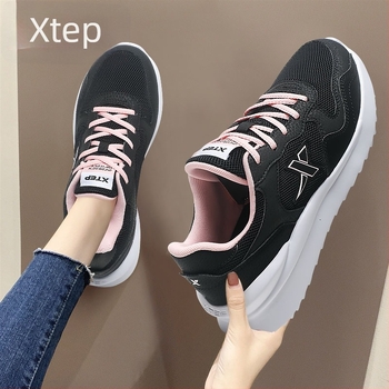 Дамски маратонки за бягане с дишаща мрежеста горна част, нисък връх, връзки, антиароматично, за лято