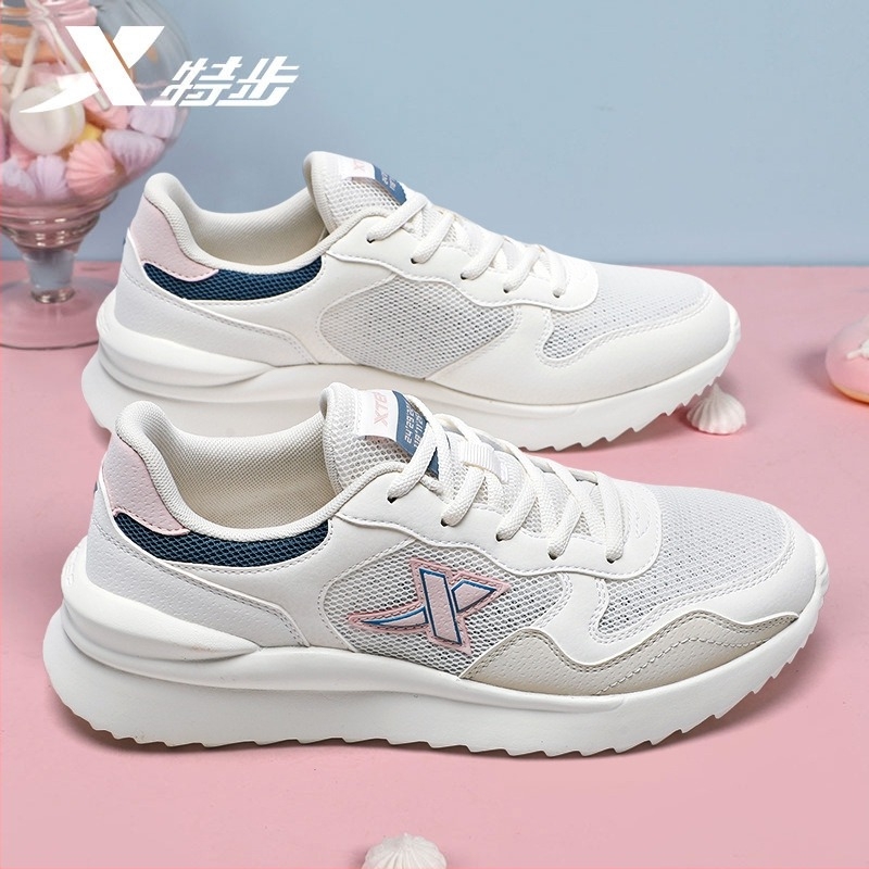 Дамски маратонки за бягане с дишаща мрежеста горна част, нисък връх, връзки, антиароматично, за лято