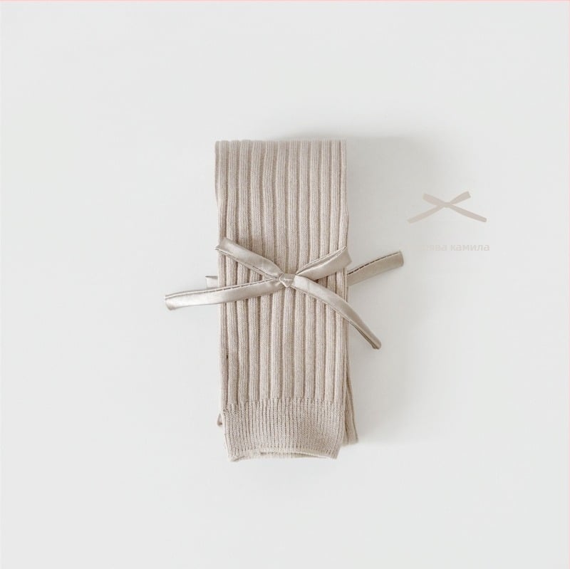 Детски клинове за момичета – висока талия, дължина 9/10, чесан памук 77%, за деца на 1–3 години, пролет и есен