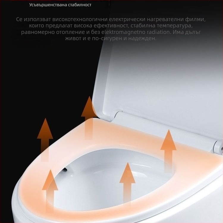 CE-сертифицирана електрическа подгряваща седалка за тоалетна, регулируема температура, UV тип, мигновено загряване, полипропилен (PP)