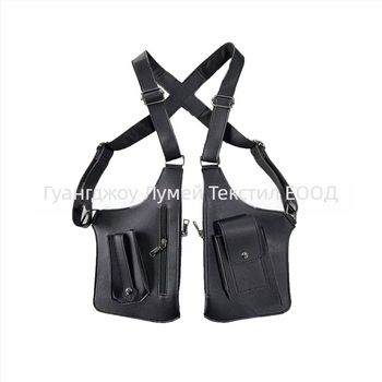 Мъжка чанта за гърдите в градски стил, PVC материал, ултра лека, подплата полиестер