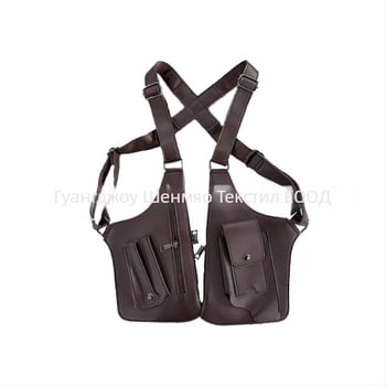 Мъжка чанта за гърдите в градски стил, PVC материал, ултра лека, подплата полиестер