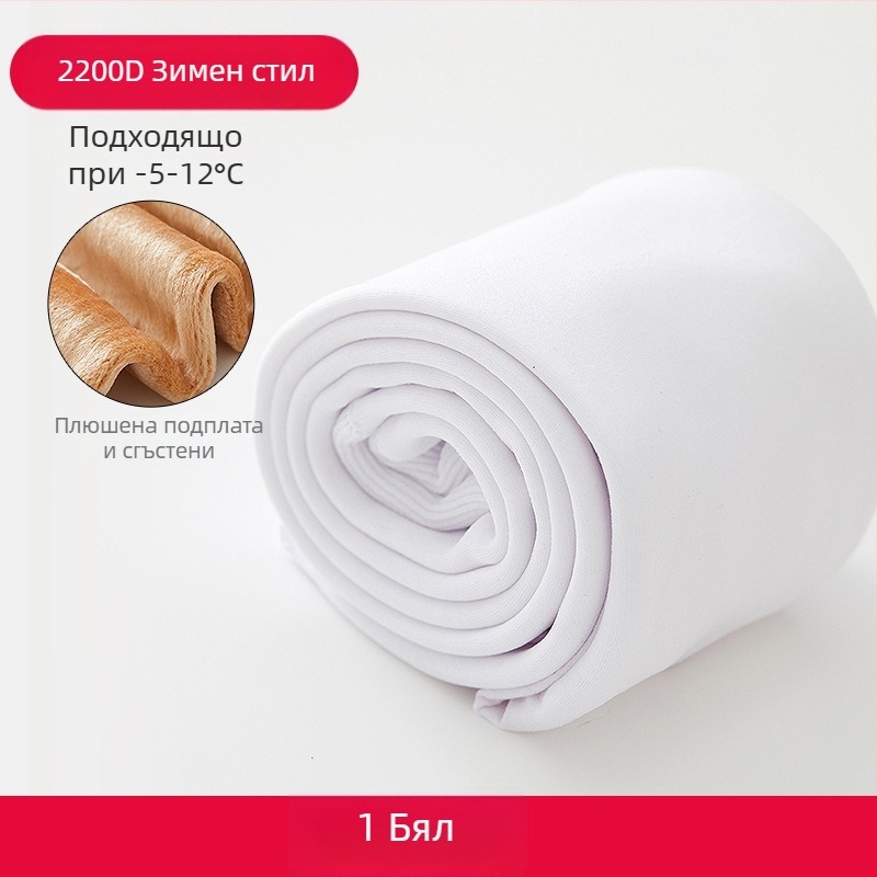 Детски кадифени чорапогащи за танци, неплъзгащи се, висока талия, найлон 95%