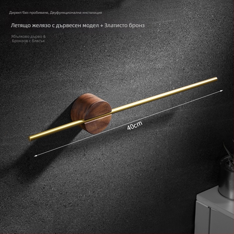 Държач за кърпи на стена, еднолентов, Space алуминий, покритие спрей-пластмаса, капацитет 10 кг, 1 ниво