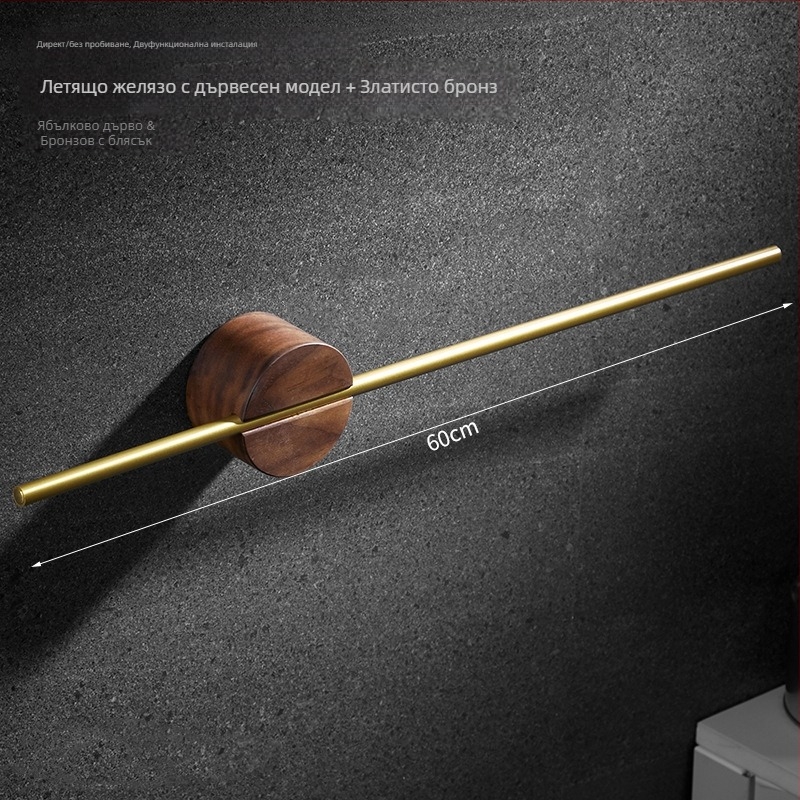 Държач за кърпи на стена, еднолентов, Space алуминий, покритие спрей-пластмаса, капацитет 10 кг, 1 ниво