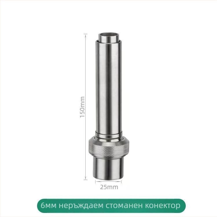 Сух фонтан за градина от месинг и неръждаема стомана — Jade колона за воден пейзаж и езеро, пръскане чрез едно дупково директно инжектиране