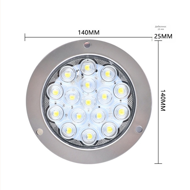 LED задна светлина за камиони, 12-24V, 10W, 1000 lm, Cimc single light