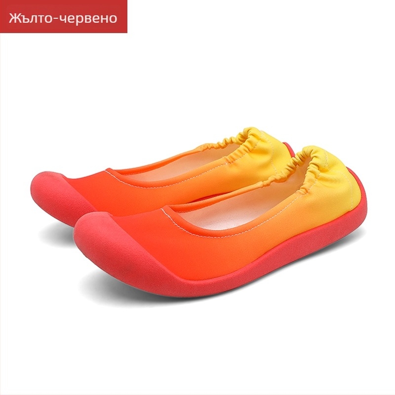 Танцови обувки – Мрежеста горна част, Гумена подметка, Износоустойчиви, Унисекс, За зима и есен