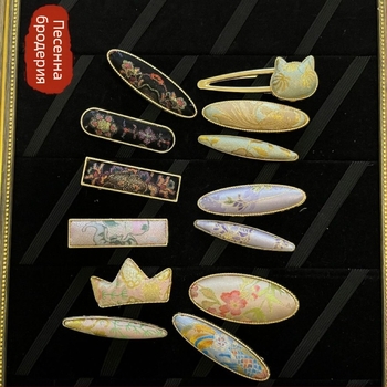 Щипка за коса Anban, от екологично чиста цинкова сплав, ръчна изработка, китайски стил, литературно ретро, аксесоар за коса