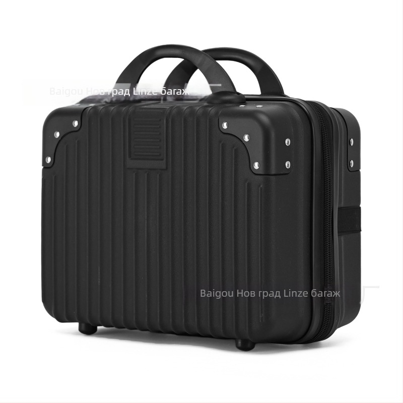 Козметична чанта за пътуване с ъглов дизайн — PP материал, ултра лека, разширяема, цип за отваряне, 0,8 кг