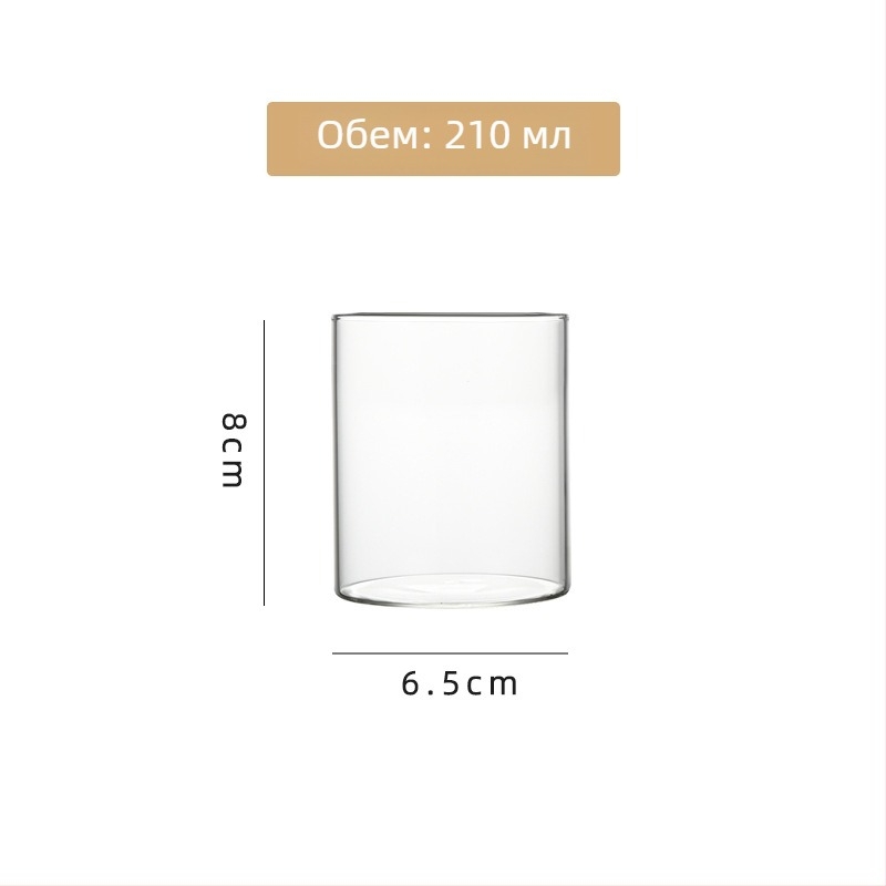 Стъклен съд от високо боросиликатно стъкло за хидропоника, вази и аквариум, картонена опаковка