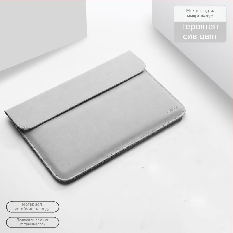 Калъф за лаптоп за Huawei MateBook 14s и лаптопи на Apple, PU материал, подплата от синтетична кожа, градски минималистичен стил, унисекс