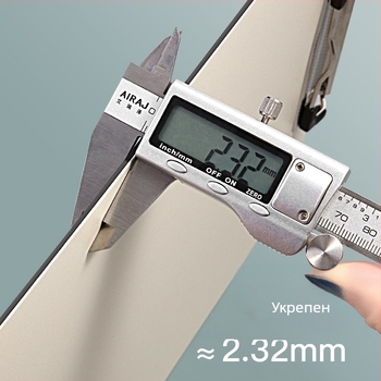 A4 PVC клипборд за ученици, модел 3860, вертикален държач за хартия