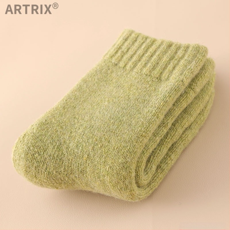 Зимни вълнени чорапи за бебета и деца, дебели, дълги чорапи, без петата, унисекс