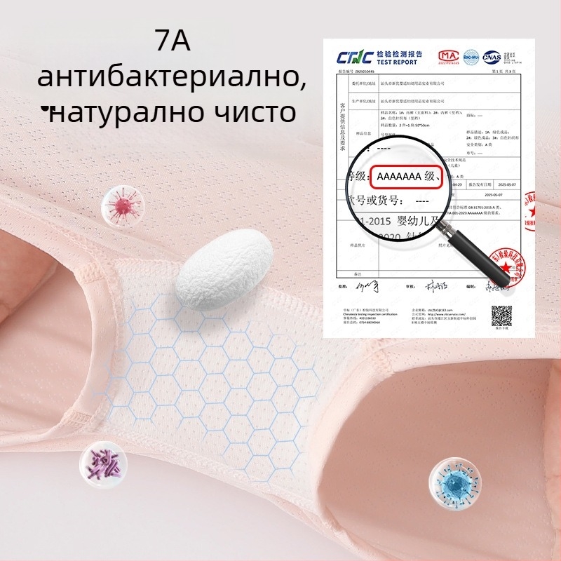 Детски боксерки за момичета през пролет 2025: вискоза 90%, клас А сигурност, за деца 3–8 г.