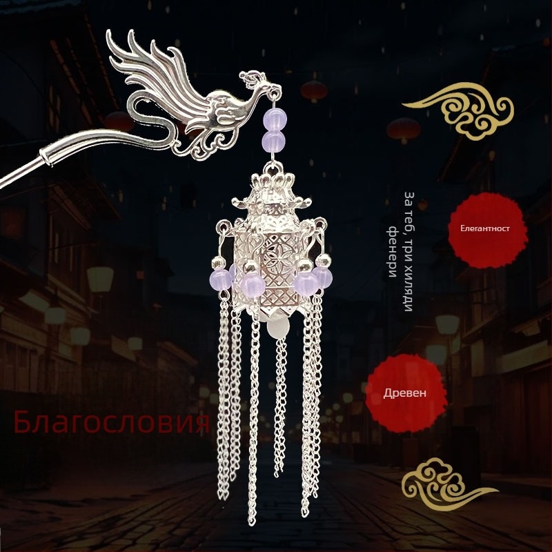 Щипка за коса от сплав, национален стил, геометричен дизайн, електроплакиране, индивидуално опакована, пускова серия Зима 2025