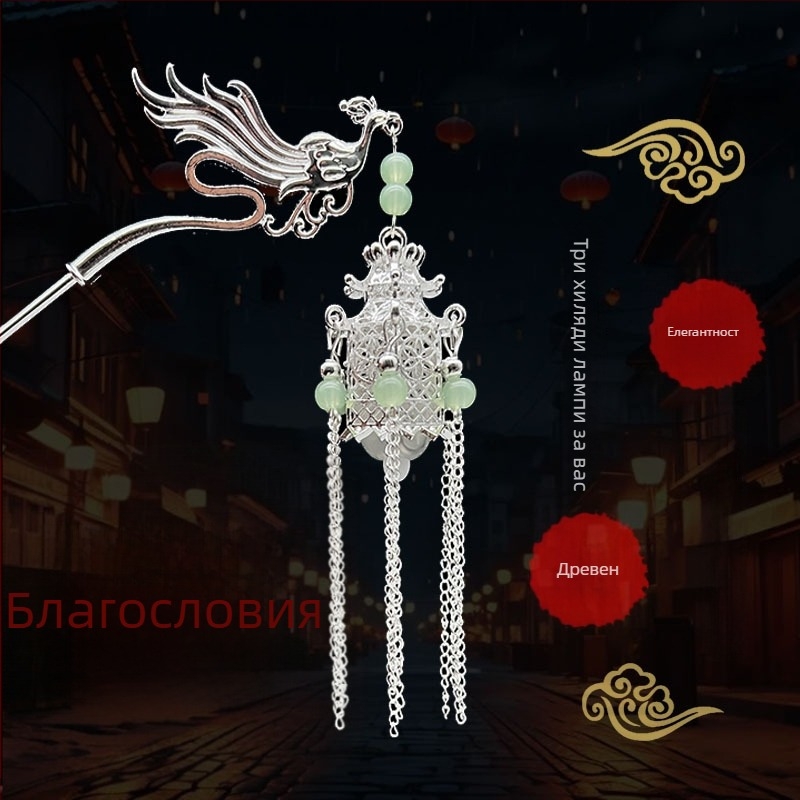 Щипка за коса от сплав, национален стил, геометричен дизайн, електроплакиране, индивидуално опакована, пускова серия Зима 2025