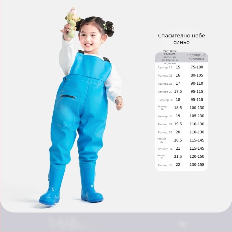 Детски ултралек еднокомпонентен водоустойчив и ветроустойчив костюм за плуване и водни занимания, унисекс, подходящ за всички сезони, за плуване, ходене по вода и риболов