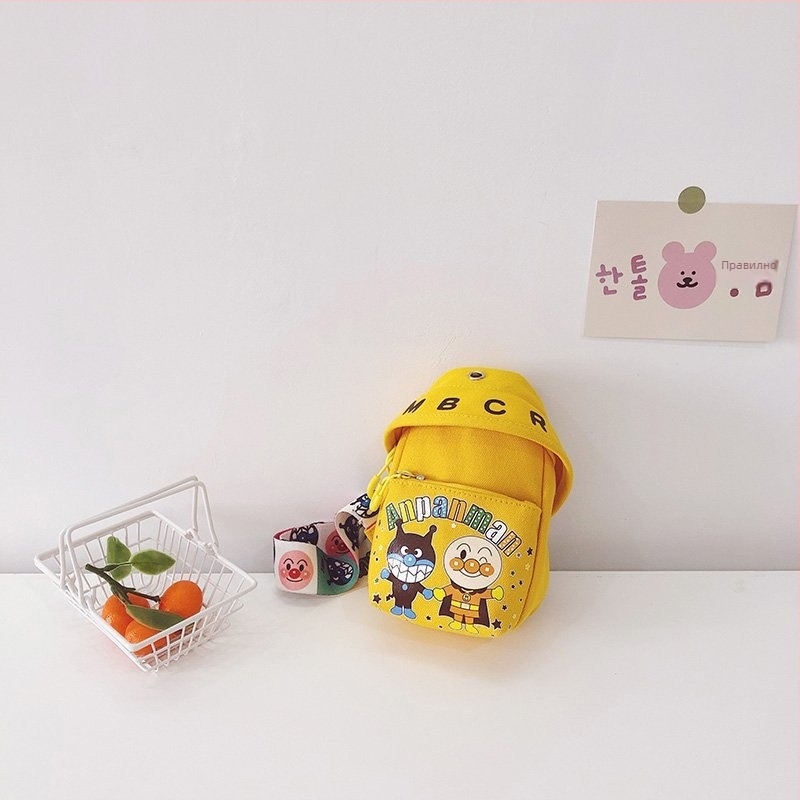 Детска платнена раница с принт графити, кръстосана триизмерна чантичка, ципно затваряне, мек материал