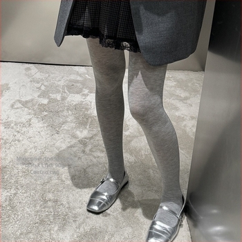 Дамски вискозни дебели колготки с пълен крак за топлина, едноцветен модел