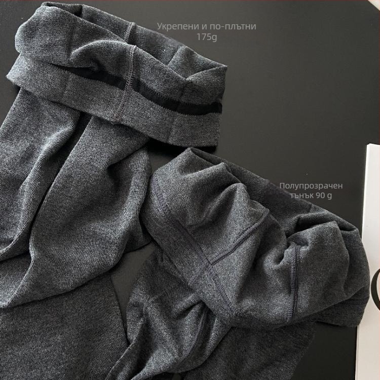 Дамски вискозни дебели колготки с пълен крак за топлина, едноцветен модел