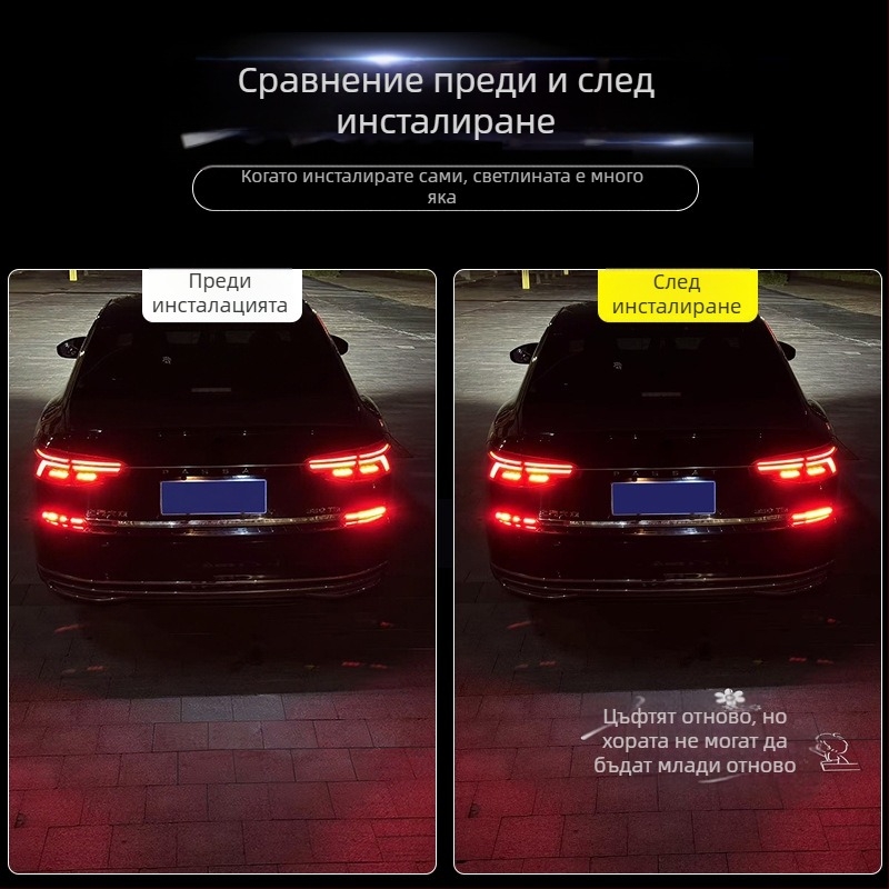 Serada Volkswagen лампа за прожекция на регистрационен номер — съвместима с автомобили Volkswagen