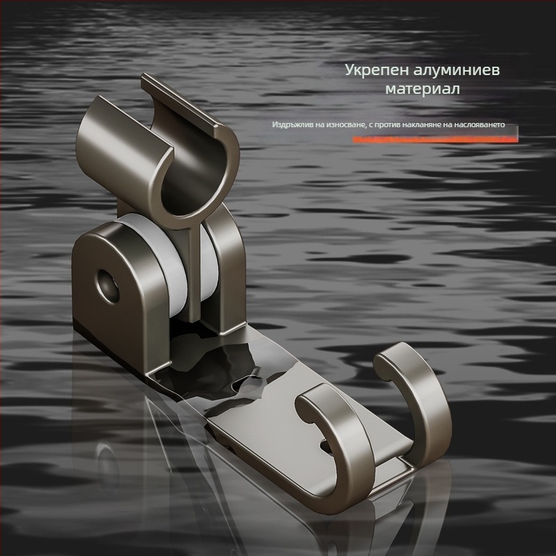 Душов държач за стенен монтаж, космически алуминий, въртящ се, модел 1515