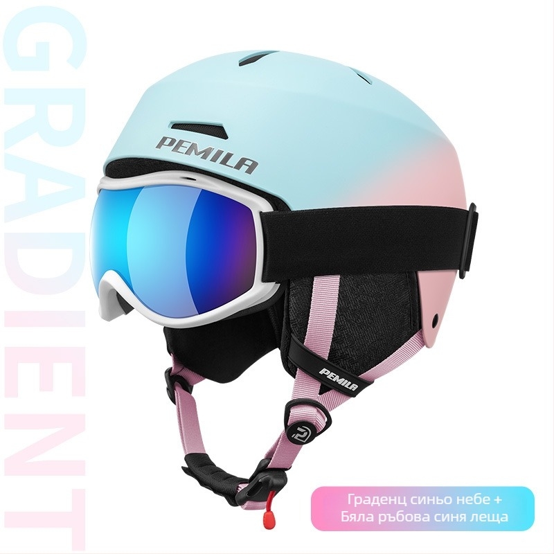 Каска за ски за възрастни, унисекс, ABS+EPS корпус, велосипедна каска