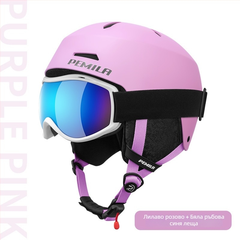 Каска за ски за възрастни, унисекс, ABS+EPS корпус, велосипедна каска