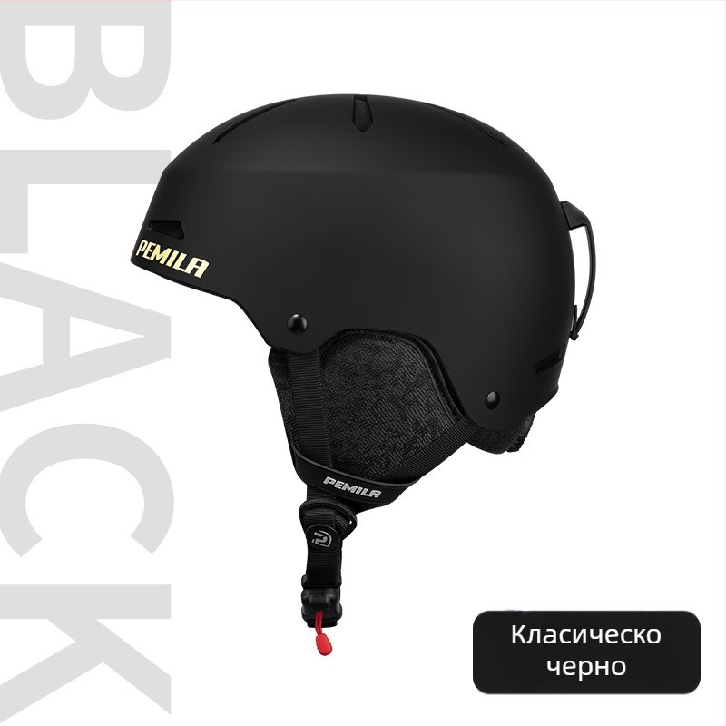 Каска за ски за възрастни, унисекс, ABS+EPS корпус, велосипедна каска