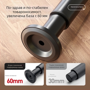 Cosma Регулируеми телескопични крака за мебели | универсално приложение, студено валцована стомана, модерен минималистичен стил