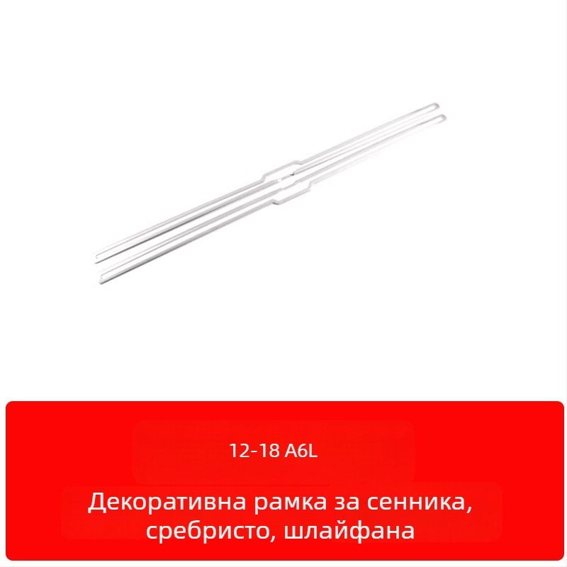 Zhan ke неръждаема стомана – рамка на централния контролен панел и облицовка на вътрешната врата за Audi A6L/A7 (12-18) – устойчива на надраскване и износване