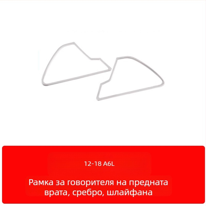 Zhan ke неръждаема стомана – рамка на централния контролен панел и облицовка на вътрешната врата за Audi A6L/A7 (12-18) – устойчива на надраскване и износване