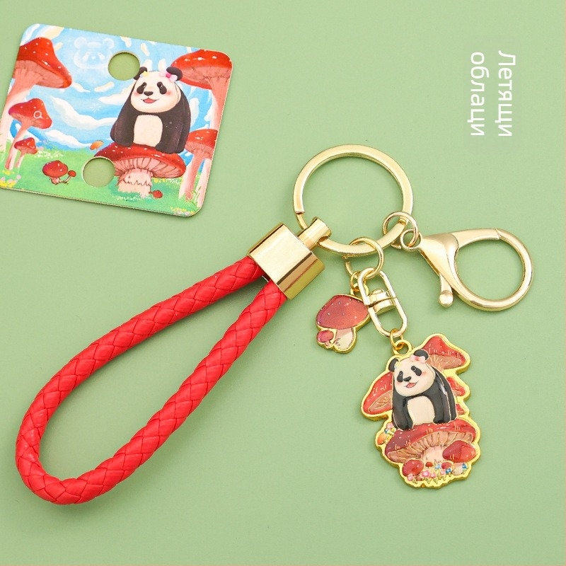 Ключодържател Panda, метален, сладък стил (Идеален личен подарък; рождени дни, завършване)