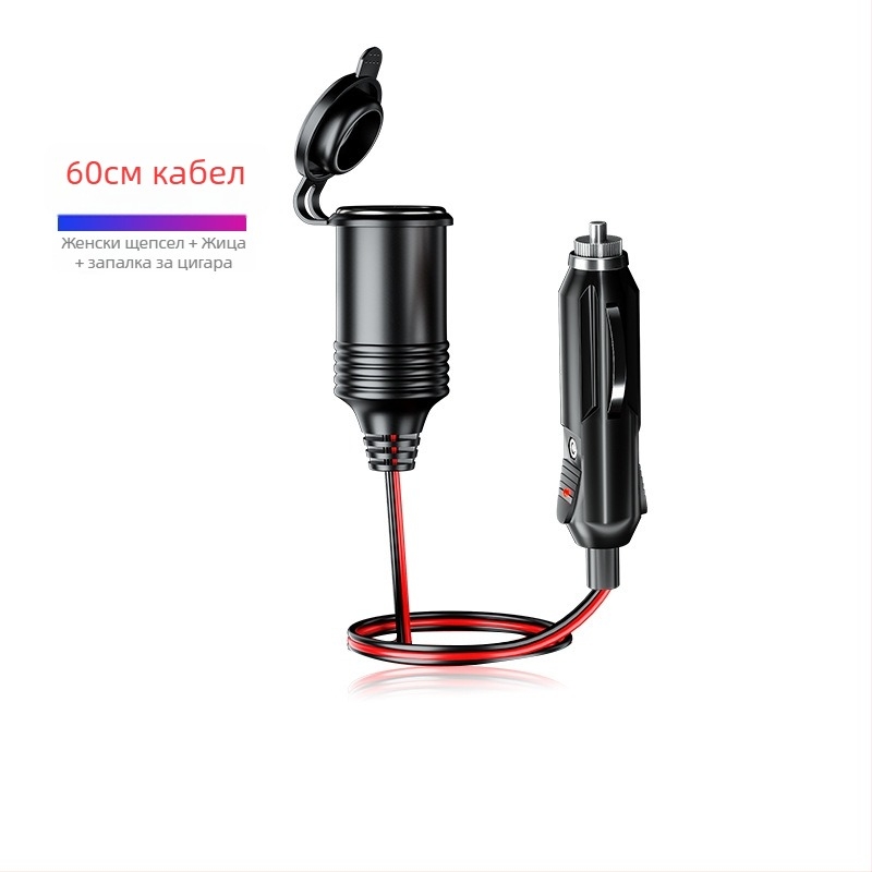 Автомобилен удължител за запалка, 12V/24V, корпус Bakelite, модел Y8, 250W