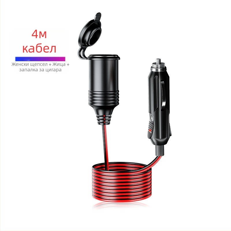Автомобилен удължител за запалка, 12V/24V, корпус Bakelite, модел Y8, 250W