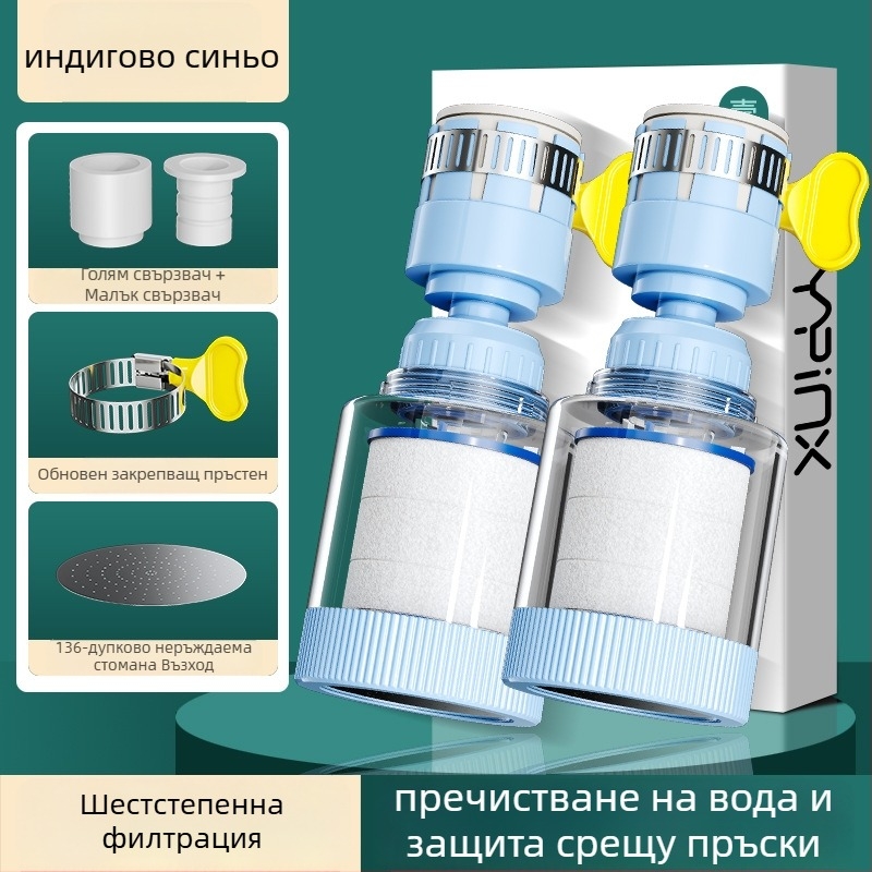 Филтър за чешмата с разширител за домашна кухня – PP материал, директен монтаж, контрол с единична дръжка, модел L10205, First Impression, стил Светъл лукс